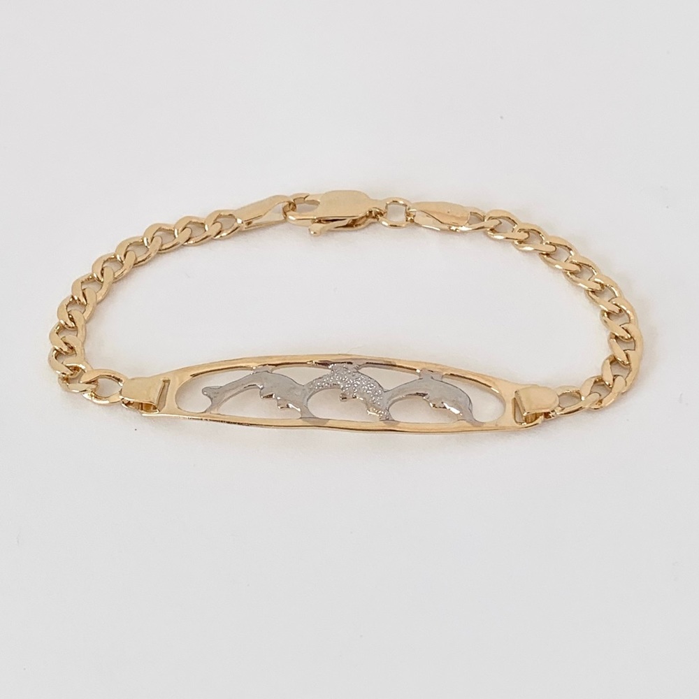 Gold filled kids bracelet